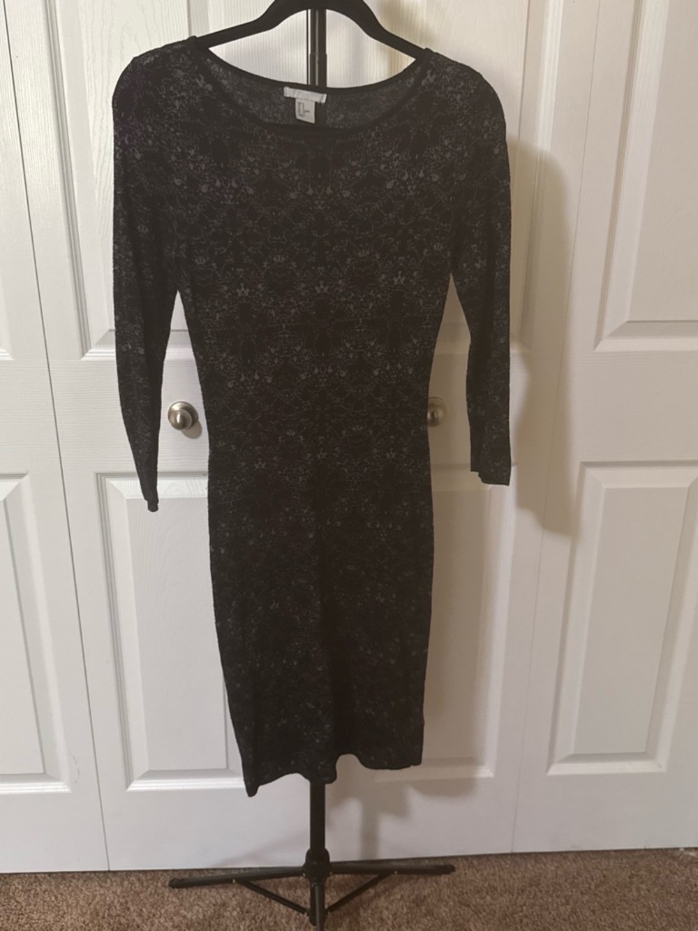 Black Dress 3/4 Sleeve